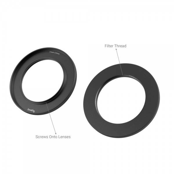 SmallRig Screw-In Reduction Ring with Filter Thread (77-114mm) for Matte Box 2660 3458